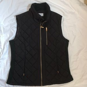 calvin klein black vest